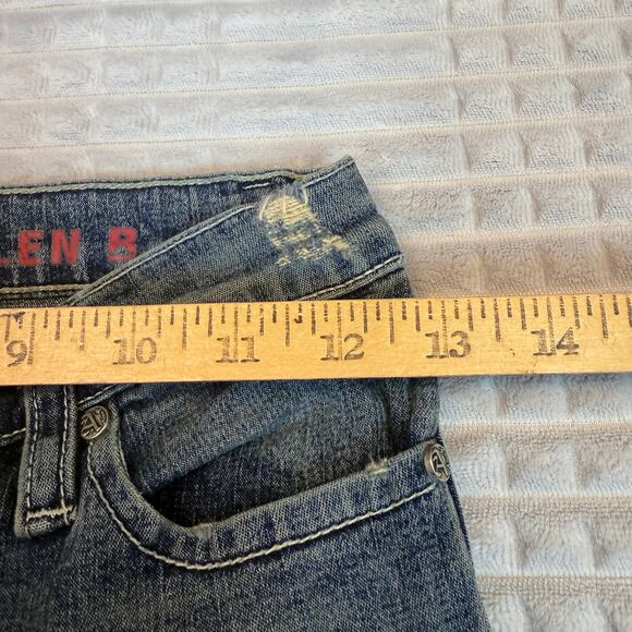 Womens Allen Schwartz Allen B Embroidered Flare Jeans Size 28 - Picture 5 of 11